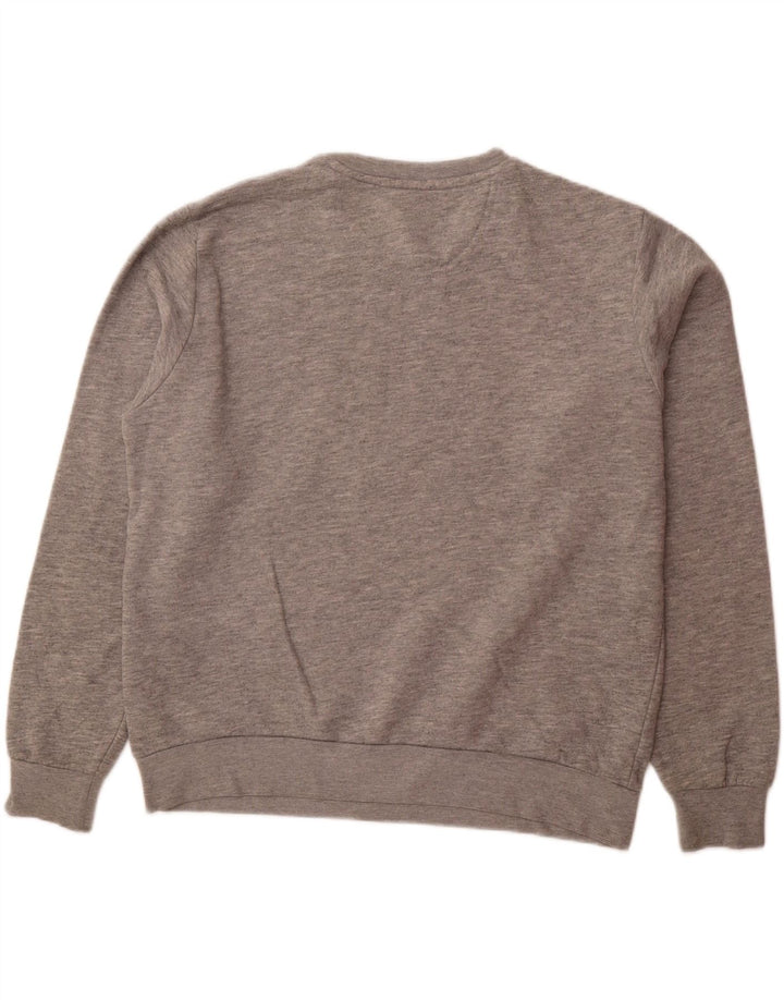 NIKE Womens Sweatshirt Jumper UK 10/12 Médio Cinza Algodão