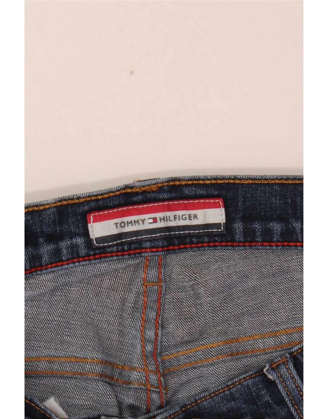 Tommy Hilfiger Masculino Slim Jeans W30 L32 Azul Marinho