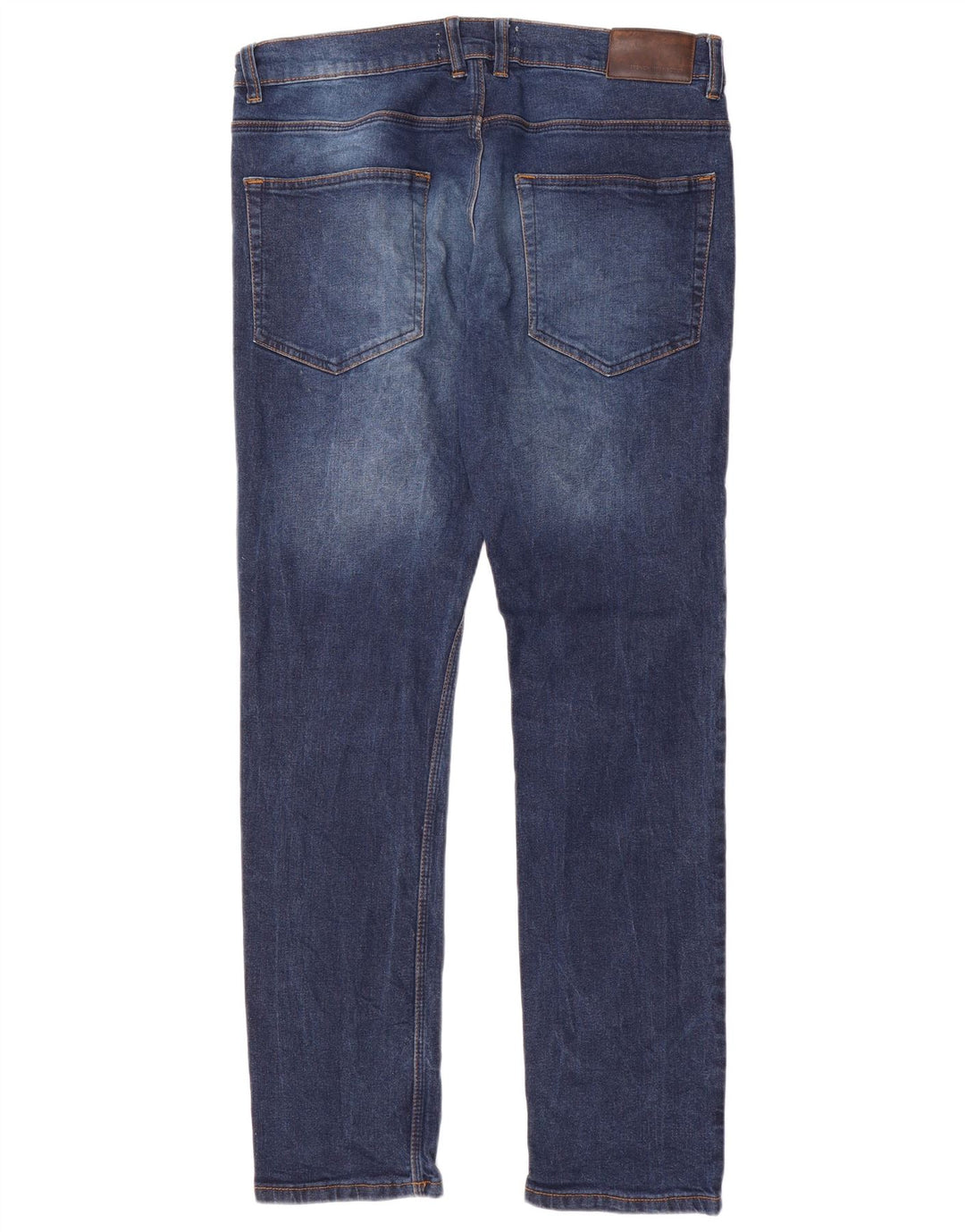 FRENCH CONNECTION Mens Jeans Slim W36 L32 Azul Algodão