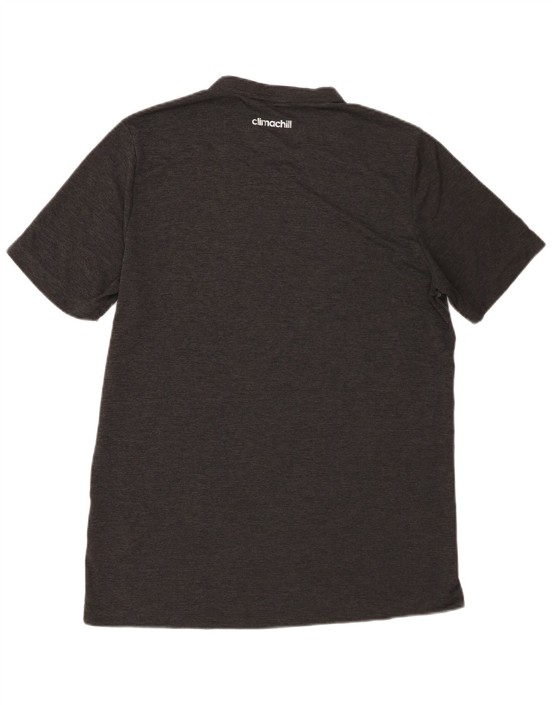 Adidas Mens Climachill Camiseta Top Cinza Médio Poliéster