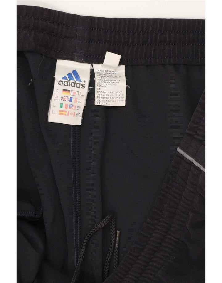 Calças de treino masculinas Adidas UK 48/50 XL cinza poliéster