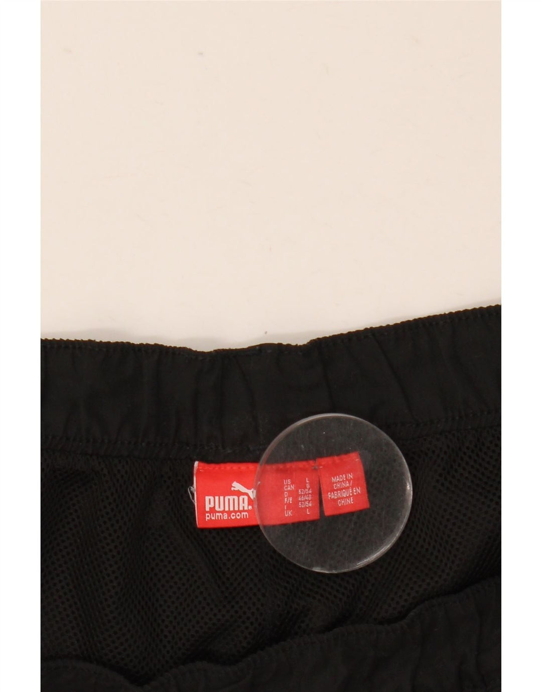 Calça de treino masculina Puma Joggers grande preto