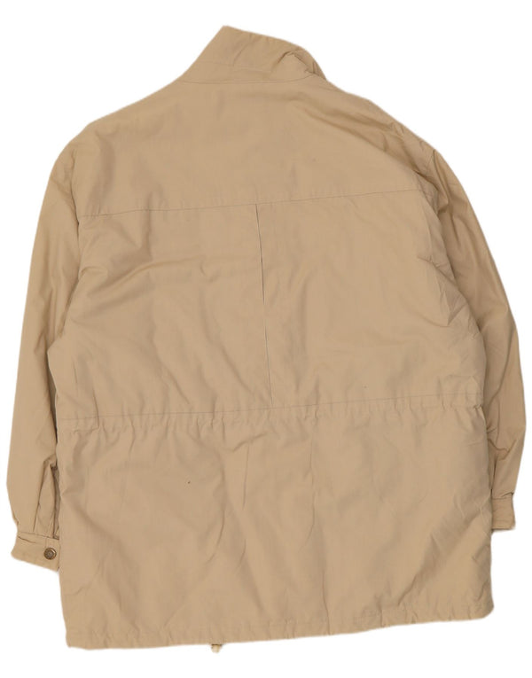 Casaco corta-vento masculino vintage IT 58 4XL Poliéster bege