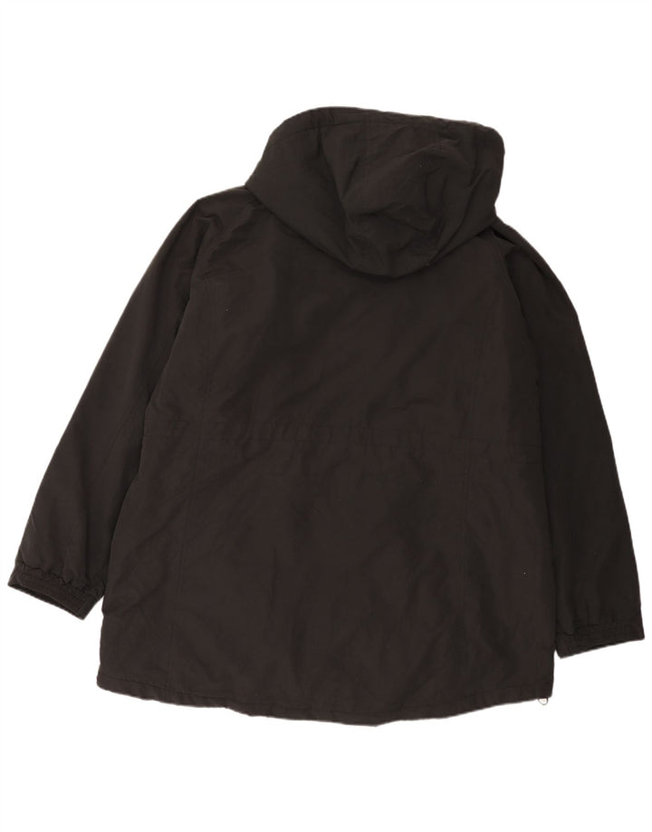 Jaqueta corta-vento feminina com capuz Mountain Warehouse UK 22 3XL preta