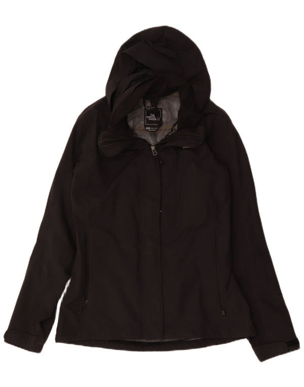 Jaqueta de chuva com capuz feminina The North Face UK 14 poliéster preto médio