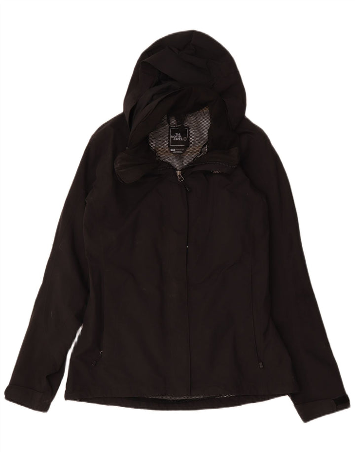 Jaqueta de chuva com capuz feminina The North Face UK 14 poliéster preto médio