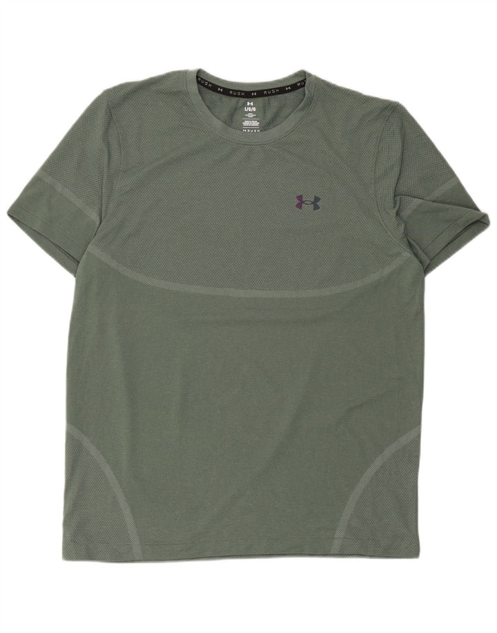 Camiseta masculina Under Armour grande verde