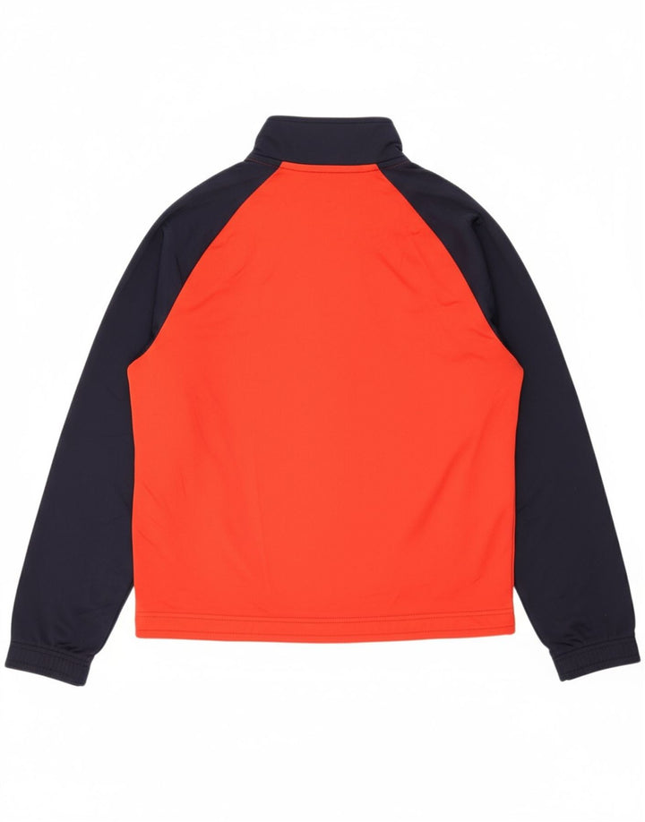 PUMA Mens Tracksuit Top Jacket Médio Laranja Colorblock