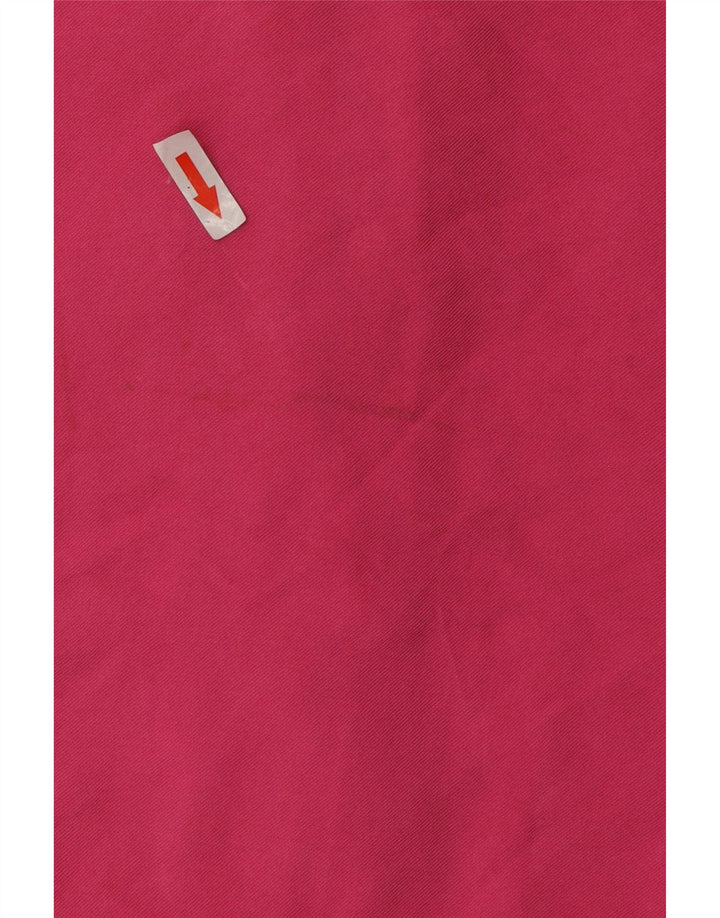 Zara Blusa feminina oversized UK 10 pequena viscose rosa