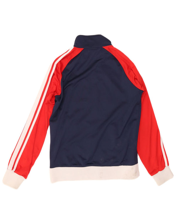 ASICS Mens Treino Top Jacket Pequeno Azul Marinho Colourblock Poliéster