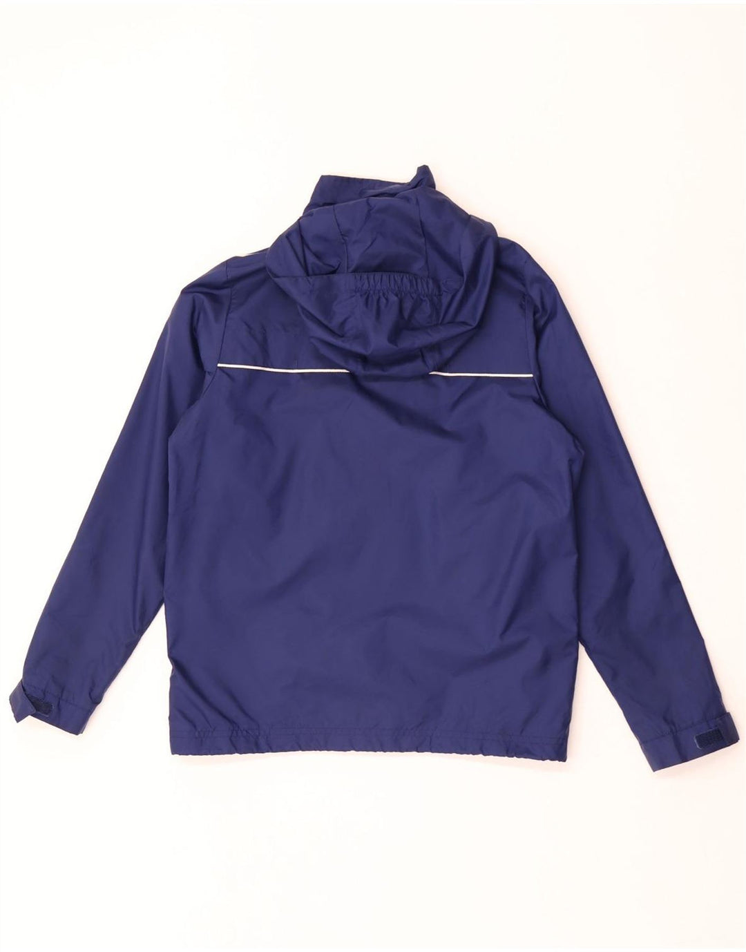 Jaqueta de chuva com capuz Adidas meninos 11-12 anos azul marinho nylon