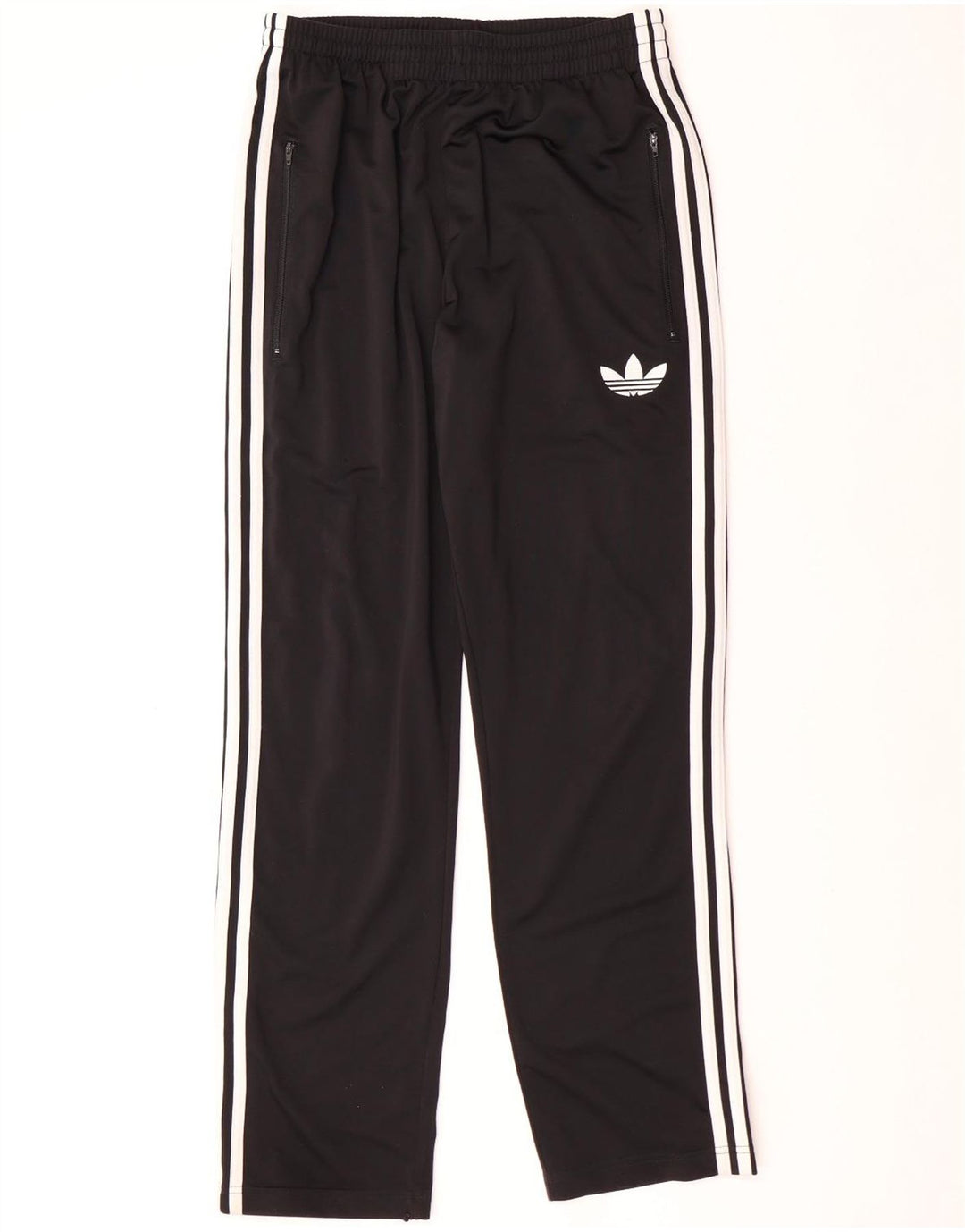 Calças de treino masculinas ADIDAS poliéster preto médio