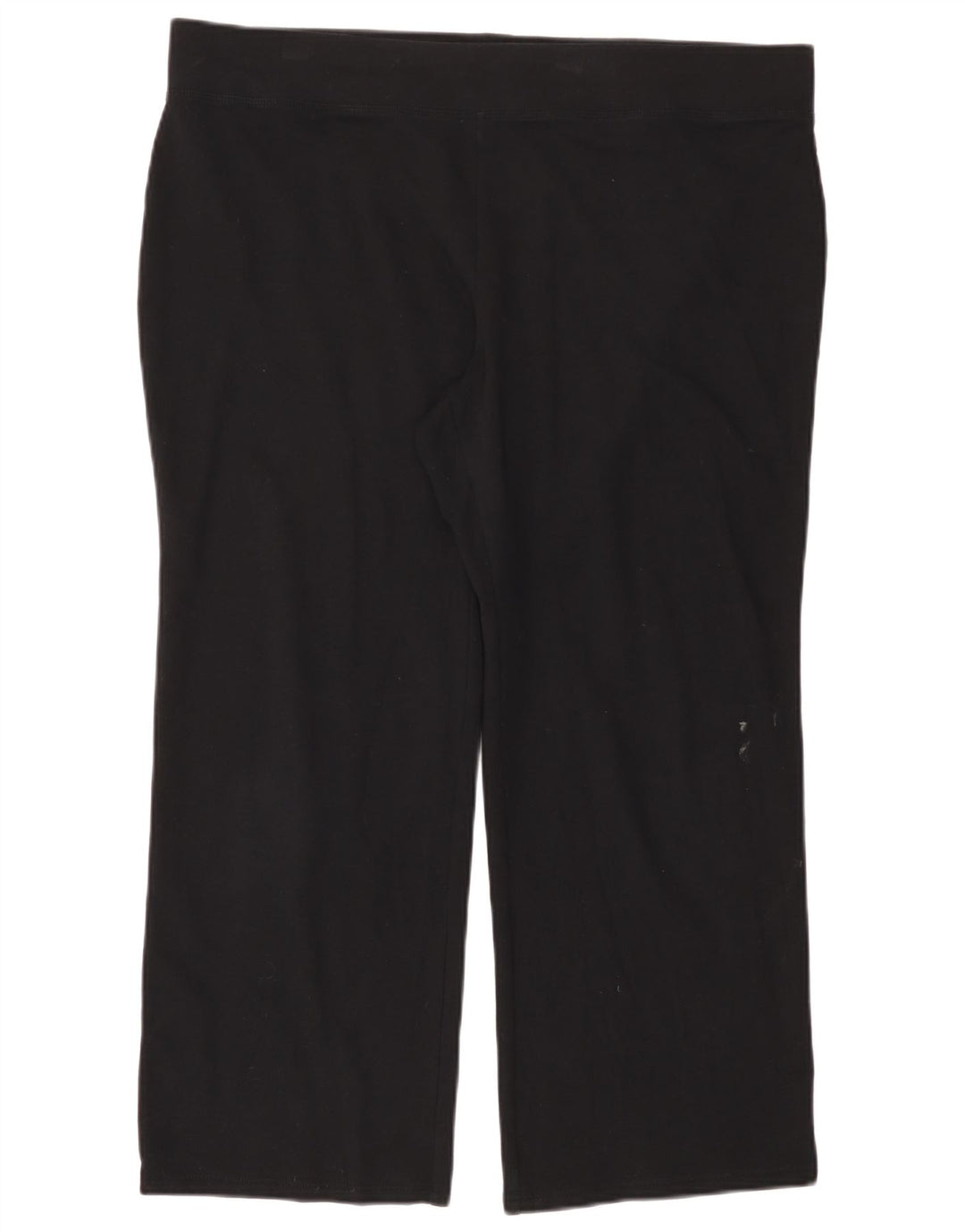 Calça de treino feminina MARKS & SPENCER UK 20 2XL algodão preto