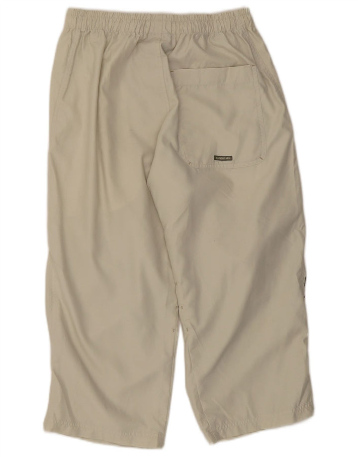 Calça de treino masculina Quiksilver Graphic Capri pequena bege poliéster