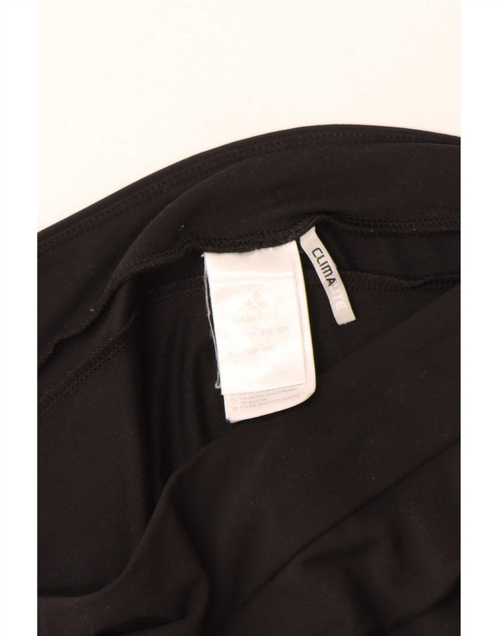 Calça Adidas Climalite Feminina UK 14 Médio Preto Poliéster