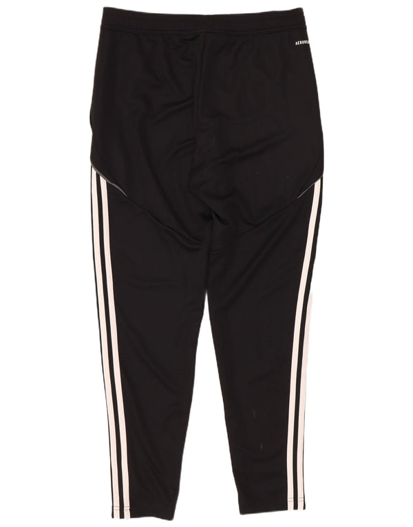 Calça de treino masculina Adidas Aeroready Slim Fit poliéster preto médio