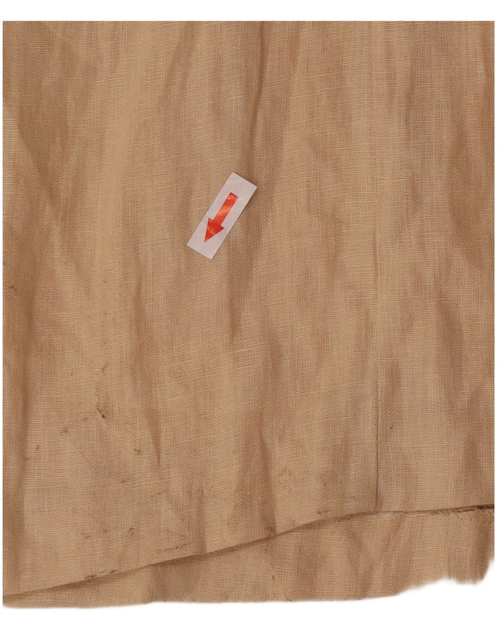 Vestido Slip Feminino Planet UK 12 Linho Bege Médio