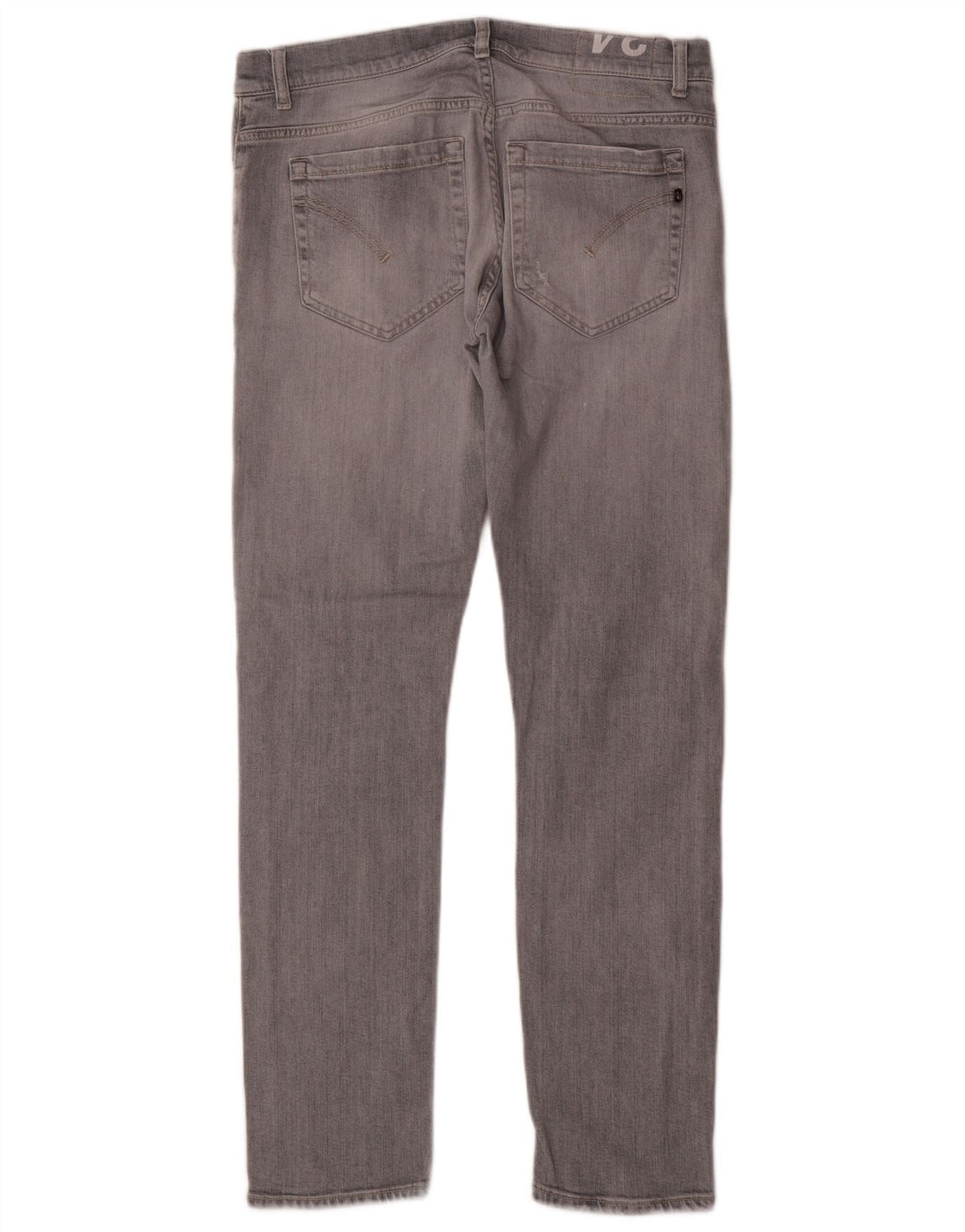 DONDUP Jeans retos femininos W34 L31 algodão cinza