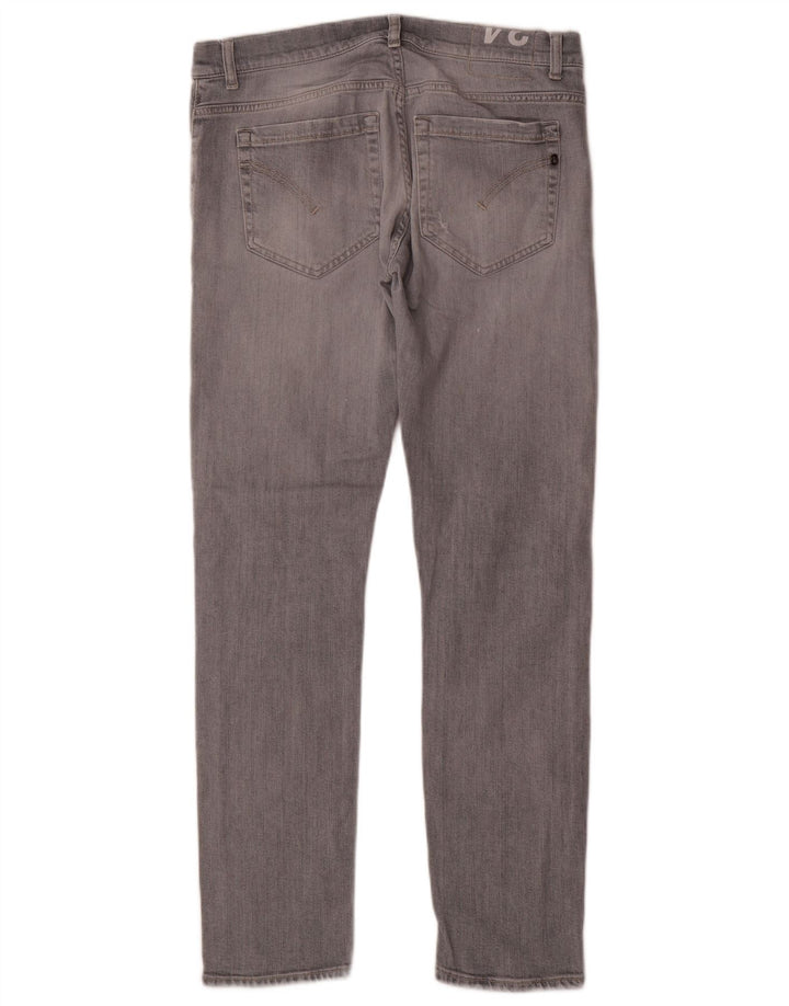 DONDUP Jeans retos femininos W34 L31 algodão cinza