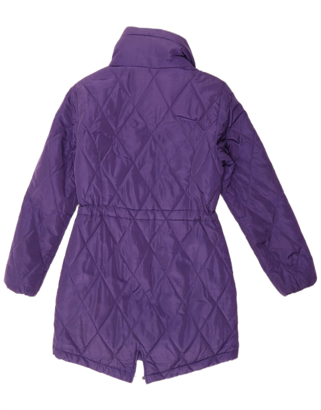Casaco acolchoado feminino Marks & Spencer Reino Unido 8 pequeno poliéster roxo