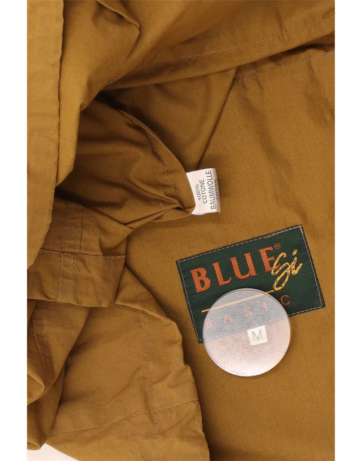 Jaqueta utilitária masculina vintage UK 38 algodão bege médio