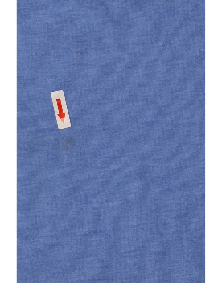 Camiseta masculina estampada Champion grande poliéster azul
