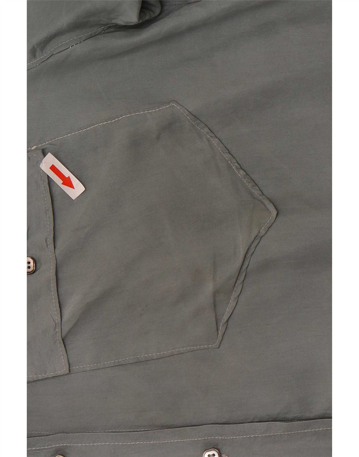 Blusa feminina vintage UK 18 XL cinza