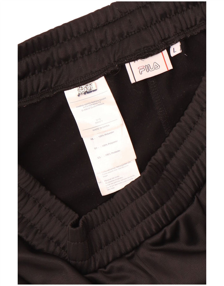 Fila Mens Sport Shorts Grande Poliéster Colourblock Preto