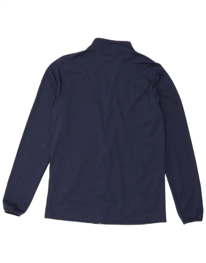 Nike Mens Dri Fit Tracksuit Top Jaqueta Grande Poliéster Azul Marinho