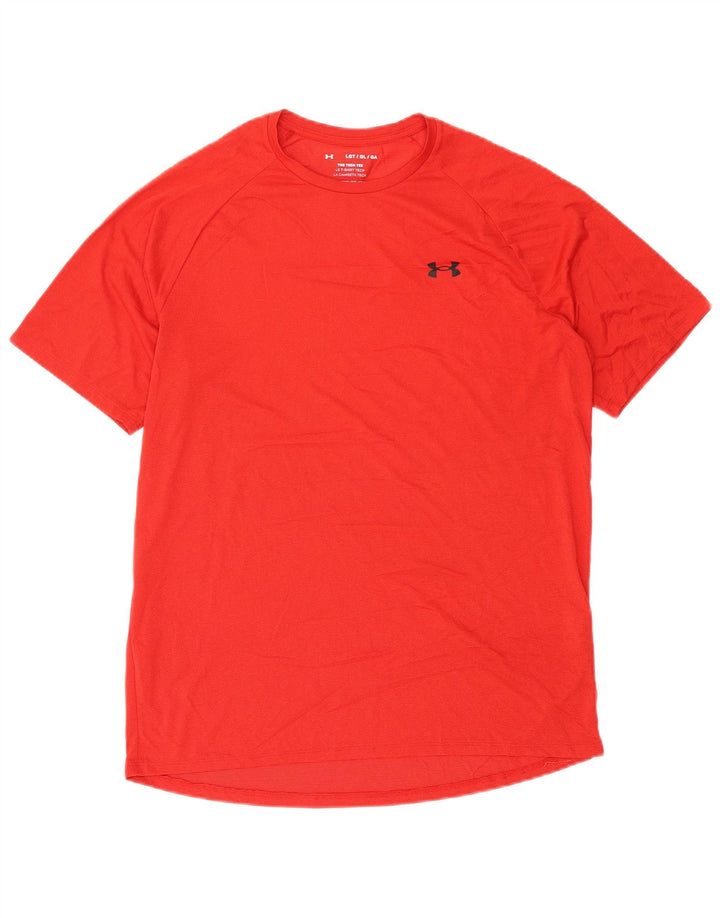 Camiseta masculina Under Armour grande poliéster vermelho