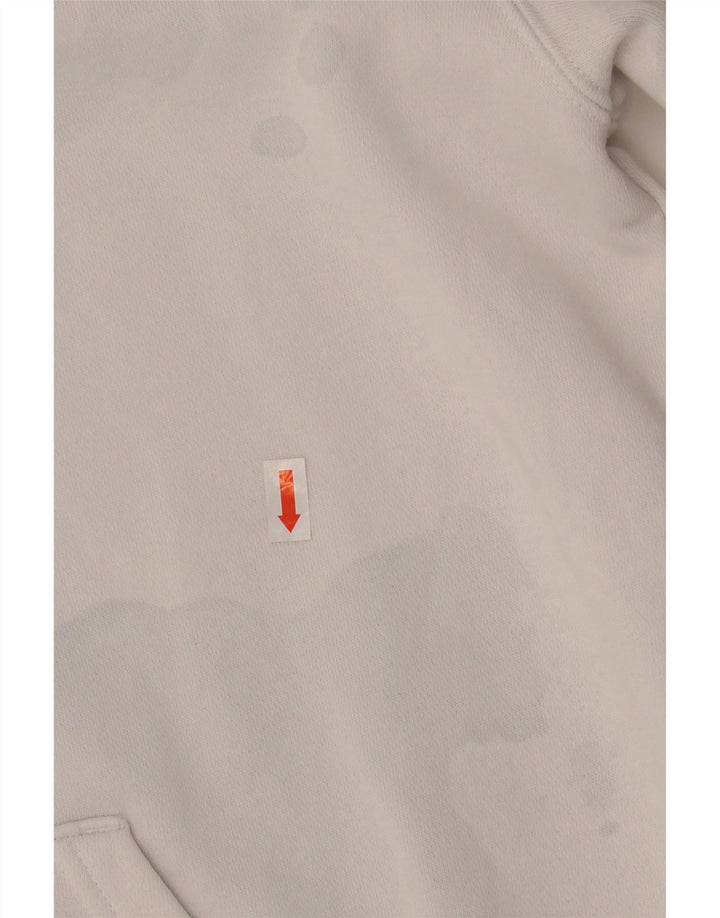 CHAMPION Suéter com capuz gráfico masculino grande algodão colorido branco