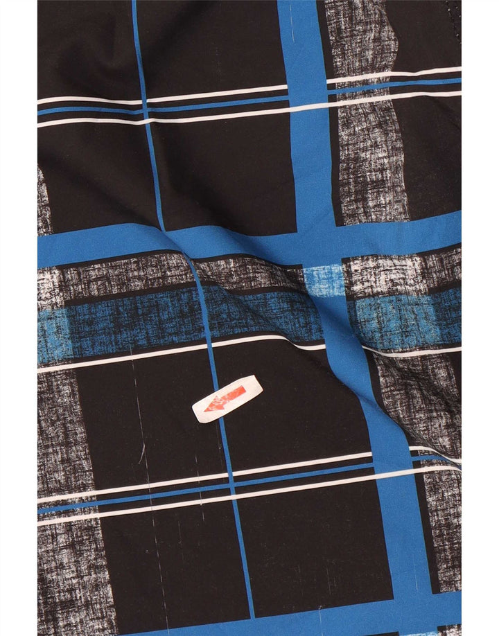 Shorts de natação masculino Billabong grande poliéster xadrez preto
