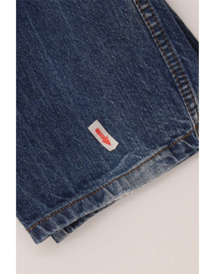 Jeans Marks & Spencer masculino regular fit reto W32 L33 algodão azul