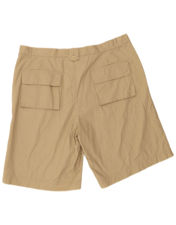 Rica Lewis Shorts cargo feminino 2XL W40 algodão bege