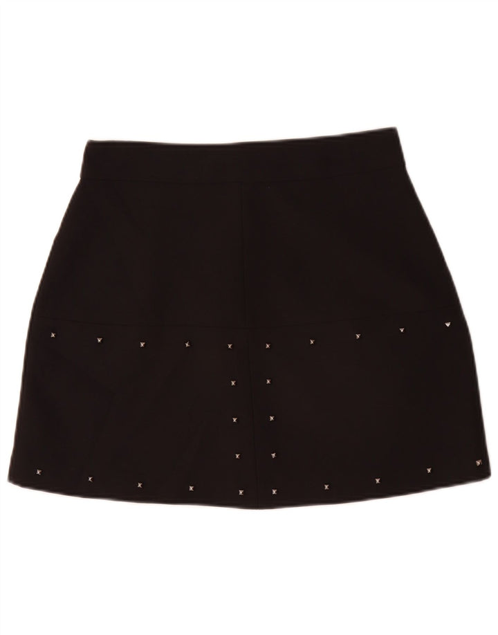 Minissaia feminina Zara média W28 preta
