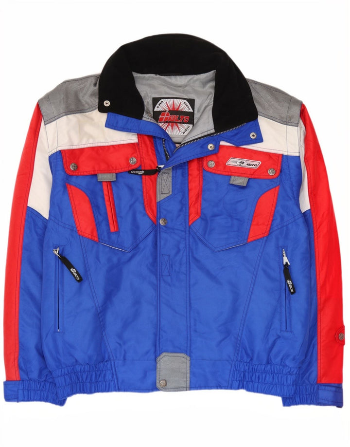 Jaqueta de esqui masculina Dialto IT 56 3XL poliéster colorblock azul