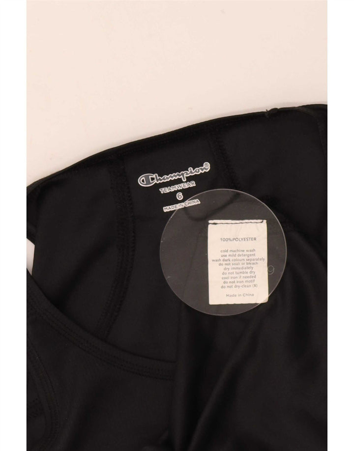 Colete feminino Champion UK 6 XS preto poliéster