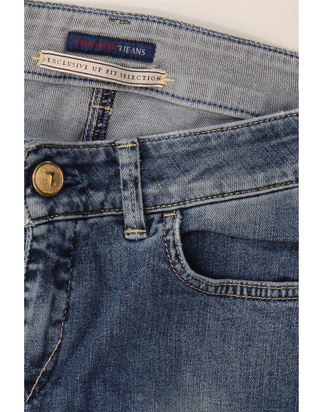 Jeans skinny feminino TRUSSARDI W28 L29 azul