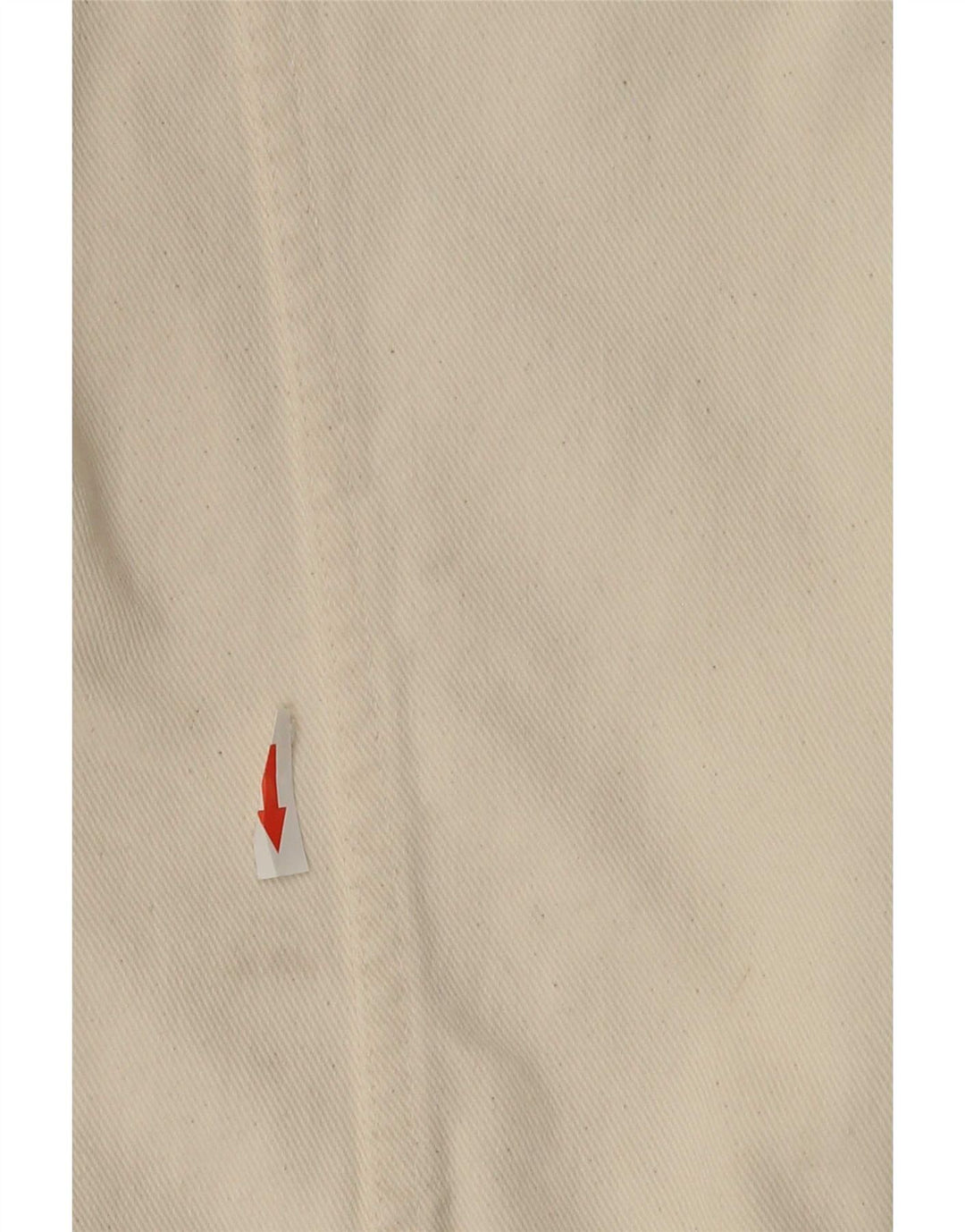 Jaqueta jeans feminina vintage UK 20 2XL algodão branco