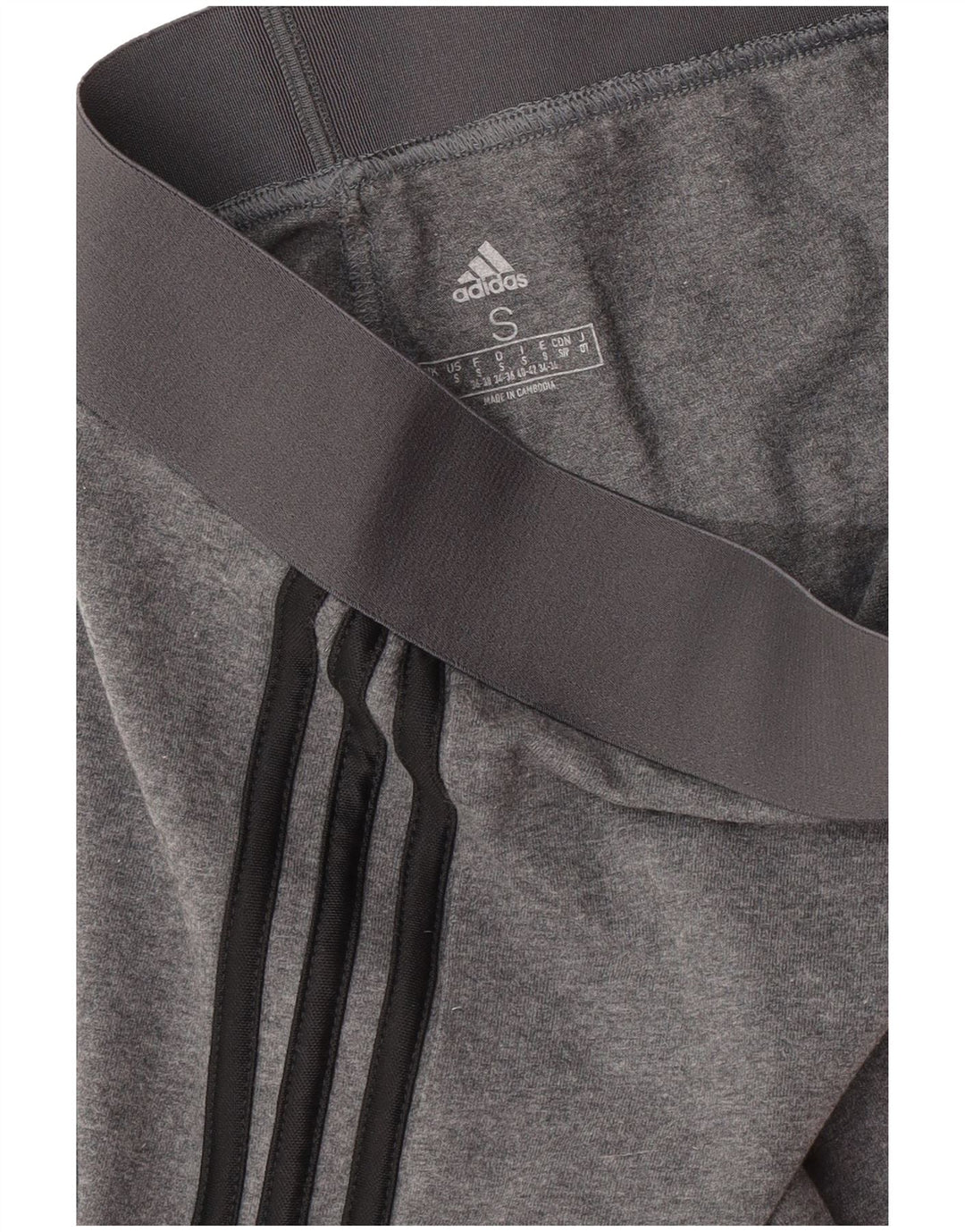Leggings Adidas Femininas UK 8/10 Pequenas Cinza