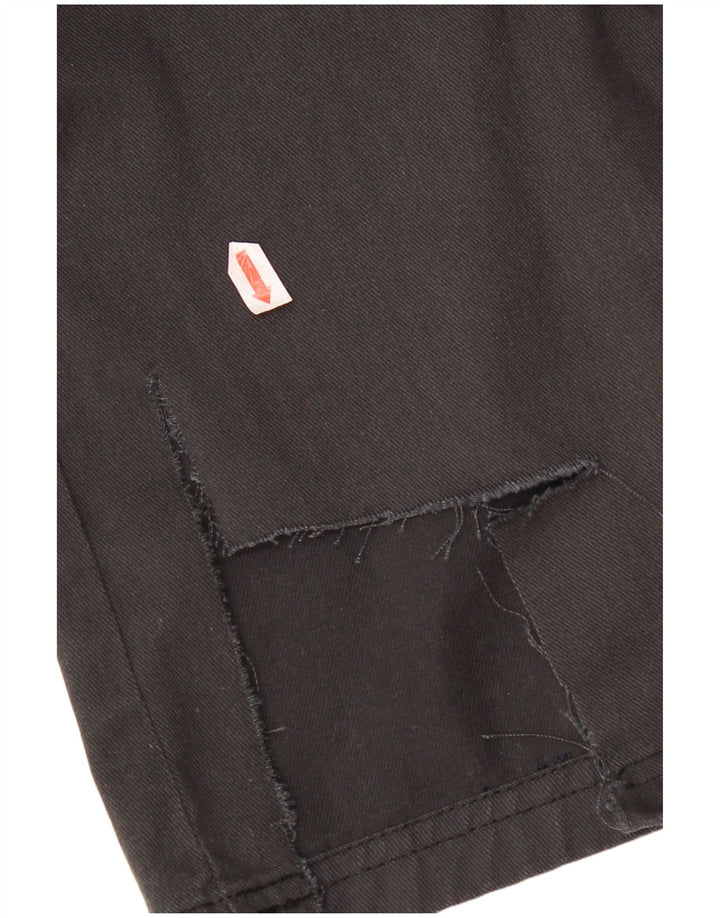 Calças cargo retas femininas Dickies US 10 médio W28 L31 cinza