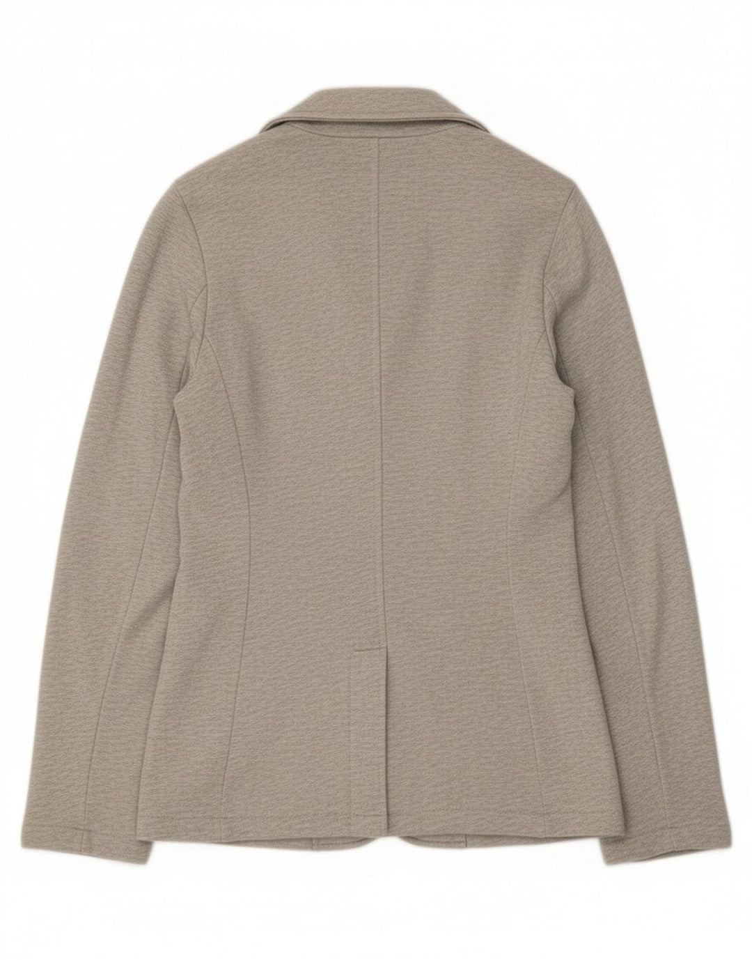 Jaqueta blazer feminina Sun68 com 2 botões Reino Unido 14 algodão cinza médio