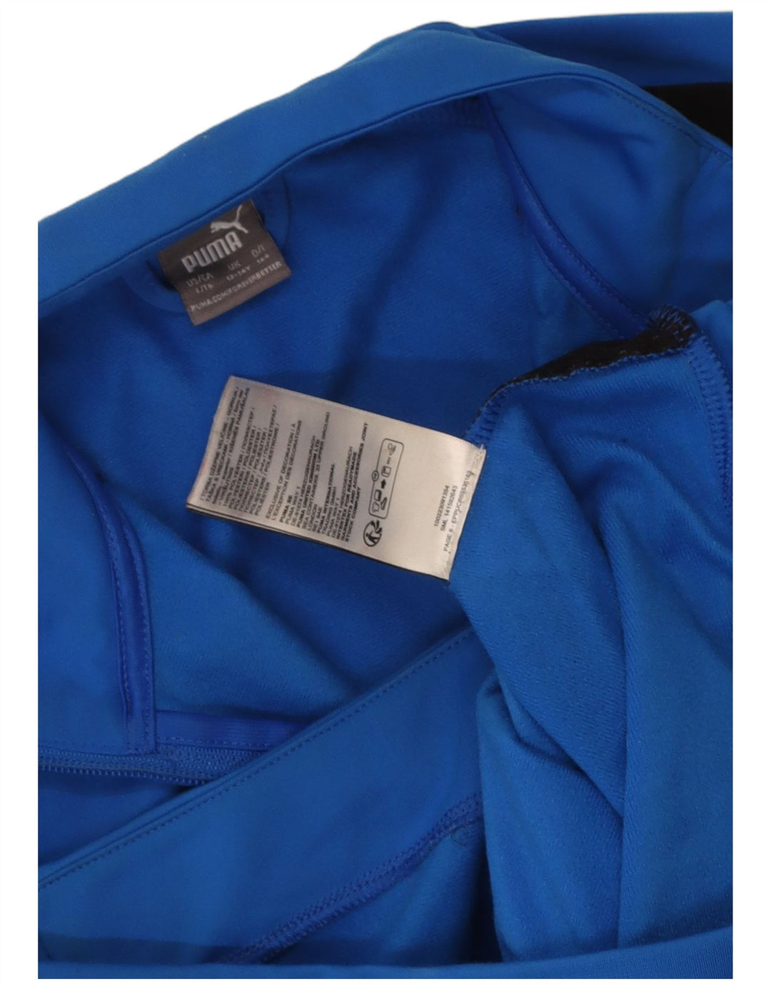 Jaqueta Puma Boys Graphic Tracksuit Top 13-14 anos Azul Colorblock