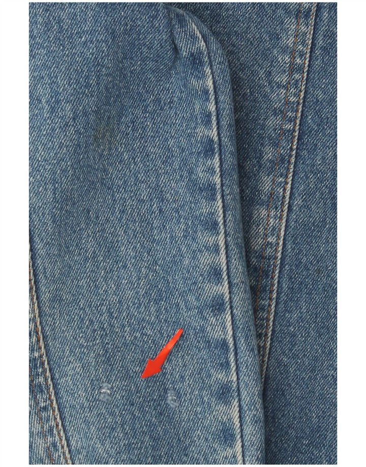 Jaqueta jeans vintage para meninos 14-15 anos azul médio