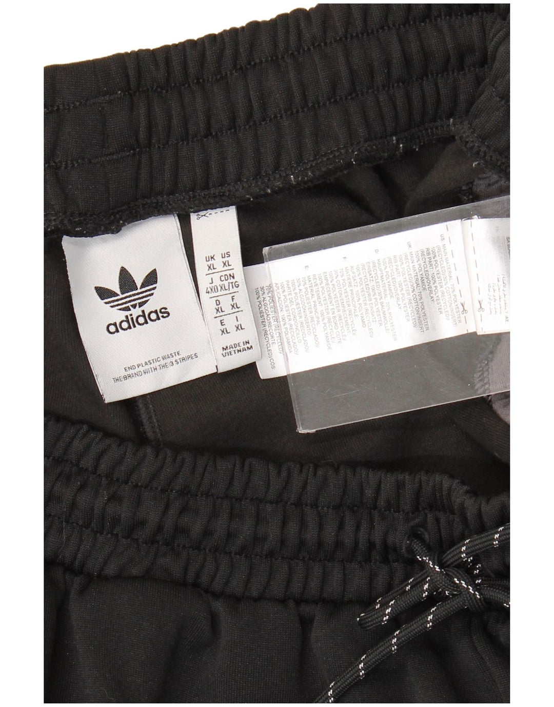 Adidas Mens Treino Calças Joggers XL Preto Poliéster