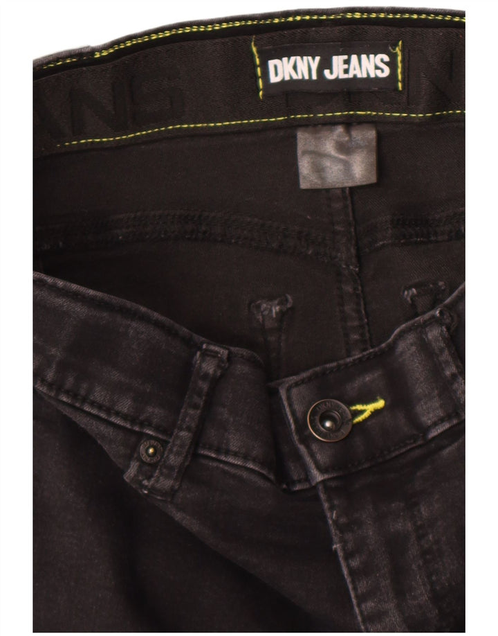 Calça jeans skinny feminina Dkny W28 L28 preta