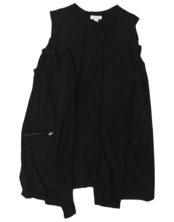 Suéter cardigã feminino Longline Marks & Spencer Reino Unido 14 médio preto