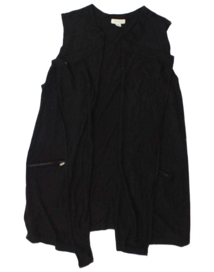 Suéter cardigã feminino Longline Marks & Spencer Reino Unido 14 médio preto
