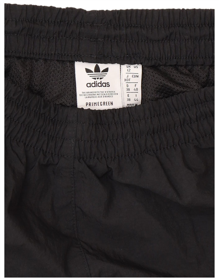 Shorts esportivos femininos Adidas UK 12 poliéster preto médio