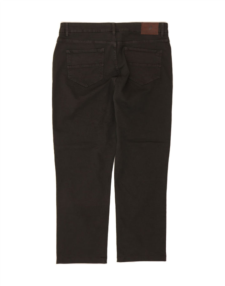DACK'S Mens Straight Casual Trousers IT 54 2XL W40 L29 Grey Cotton Vintage Dack's and Second-Hand Dack's from Messina Hembry 